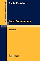 Local cohomology; a seminar