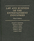 Law and business of the entertainment industries