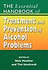 The essential handbook of treatment and prevention of alcohol problems
