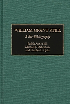 William Grant Still : a bio-bibliography