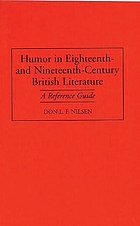 Humor in eighteenth- and nineteenth-century British literature : a reference guide