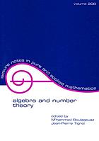 Algebra and number theory : proceedings of a conference held in Fez, Morocco