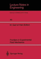 Frontiers in experimental fluid mechanics