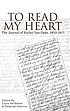 To read my heart : the journal of Rachel Van Dyke,... por Rachel Van Dyke