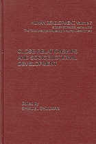Close relationships and socioemotional development