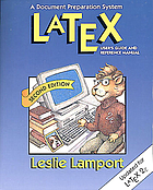 LATEX : a document preparation system : user's guide and reference manual