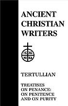 Treatises on penance: On penitence and On purity.