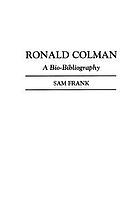 Ronald Colman : a bio-bibliography