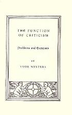Function of criticism : problems and exercises.