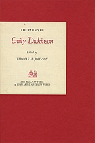 The poems of Emily Dickinson : including variant readings critically compared with all known manuscripts