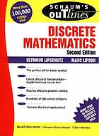 Schaum's outline of discrete mathematics