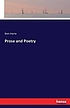PROSE AND POETRY. by BRET HARTE