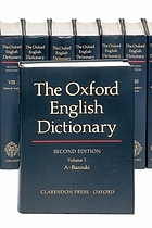 The Oxford English dictionary