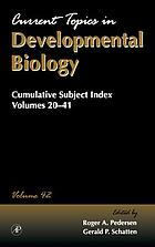 Current topics in developmental biology. Vol. 42