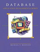 Database application development and design