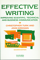 Effective writing : improving scientific, technical, and business communication