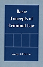Basic concepts of criminal law