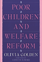 Poor children and welfare reform