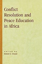 Conflict resolution and peace education in Africa