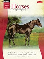 Painting horses in oil