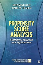 Propensity score analysis : statistical methods and applications