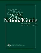 The National guide to educational credit for training programs