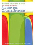 Kaufmann/Schwitters' Algebra for College Students.