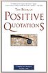 The book of positive quotations 著者： John Cook