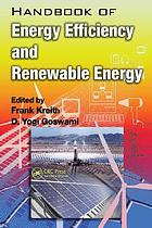 Handbook of energy efficiency and renewable energy