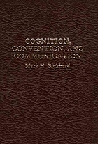 Cognition, convention, and communication