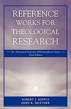 Reference works for theological research