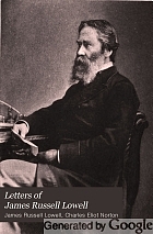 Letters of James Russell Lowell,