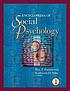 Encyclopedia of social psychology