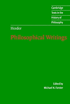 Philosophical writings