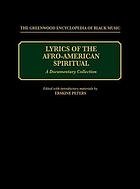 Lyrics of the Afro-American spiritual : a documentary collection