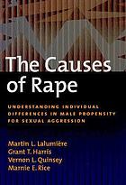 The causes of rape : understanding individual differences in male propensity for sexual aggression