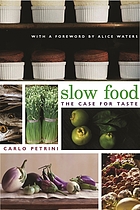 Slow food: the case for taste cover image