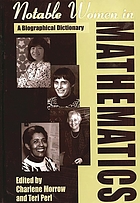 Notable women in mathematics : a biographical dictionary