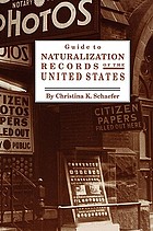 Guide to naturalization records of the United States