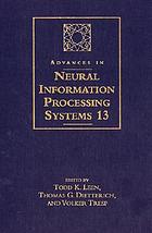 Advances in neural information processing systems : proceedings of the conference : 13