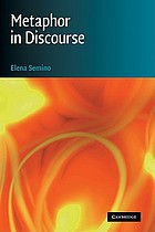 Metaphor in discourse
