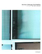 Barkow Leibinger : Werkbericht : 1993-2001 = work report