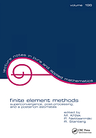 Finite element methods : superconvergence, post-processing, and a posteriori estimates