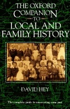 The Oxford companion to local and family history
