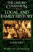 The Oxford companion to local and family history