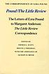 Pound/the Little review : the letters of Ezra Pound to Margaret Anderson : the Little review correspondence
