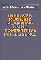 Improved business planning using competitive intelligence