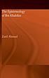 The epistemology of Ibn Khaldūn