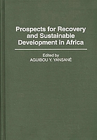 Prospects for recovery and sustainable development in Africa