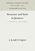 Structure and style in Javanese : a semiotic view... 著者：  James Joseph Errington 